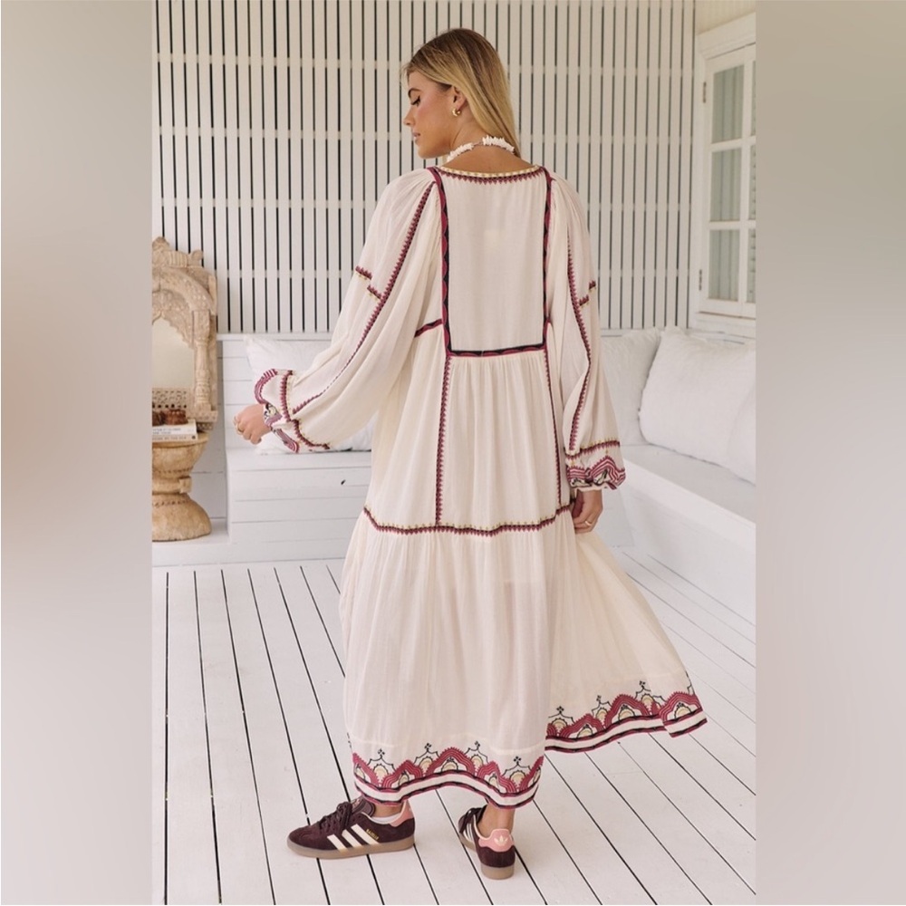 Free People Sweet Escape Midi In Fall Clouds Combo MEDIUM - Picture 4 of 9